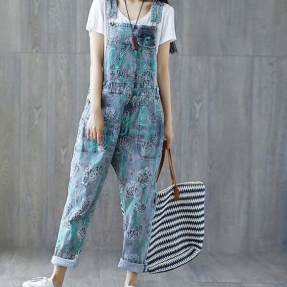Buykud Floral Overalls - Picture 9 of 9